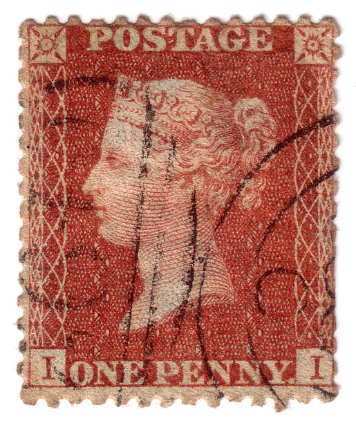 istock First World Stamp Design: Penny Red c.1855 176654473