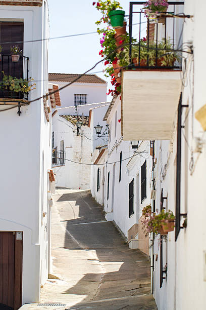 istock typical white houses with red rooftops located in Sanlucar 176656968