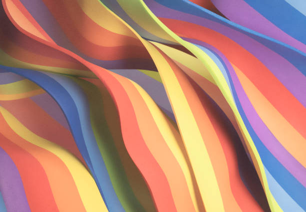istock Abstract colorful background, stripes rainbow 1766590669