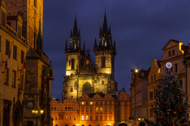 istock Old Town Square at Christmas time, Prague, Czech Republic 1766591763