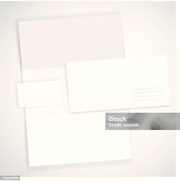 Identity Vorlagen Stock Vektor Art und mehr Bilder von Vorlage - Vorlage, Briefumschlag, Visitenkarte