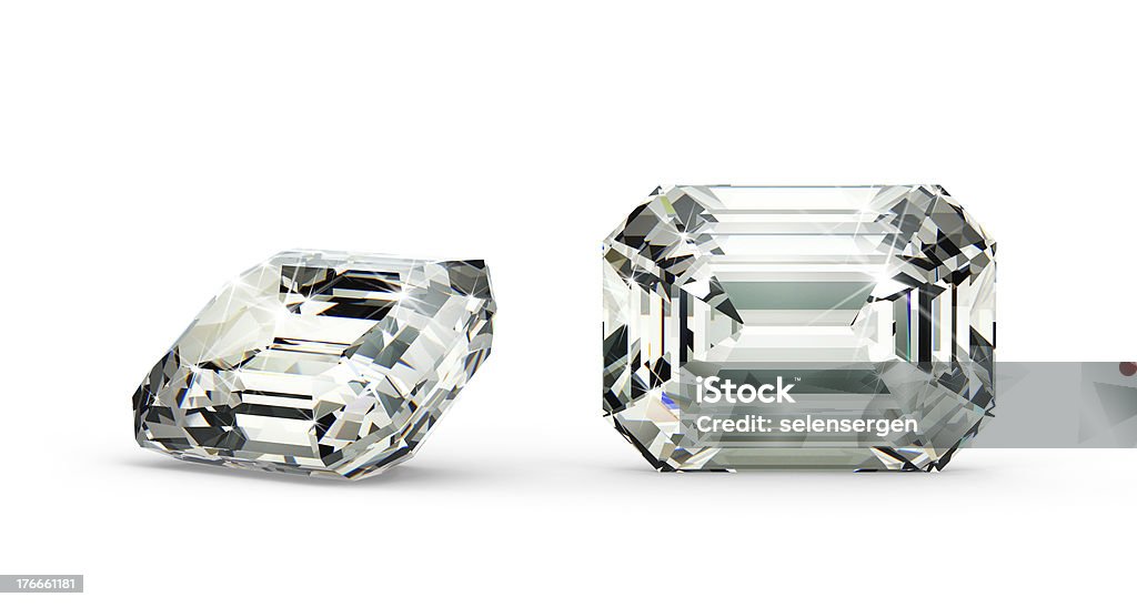 Emerald corte Diamante - Foto de stock de Esmeralda royalty-free