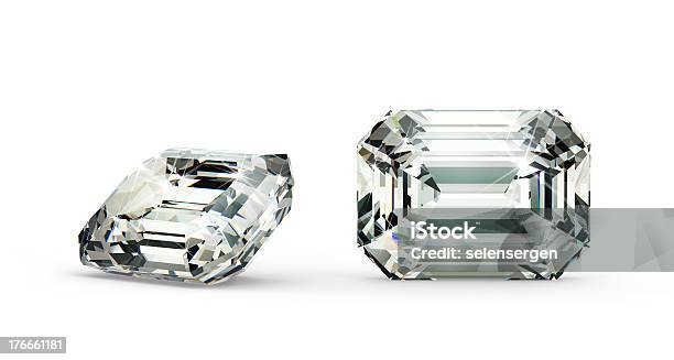 Foto de Emerald Corte Diamante e mais fotos de stock de Esmeralda - Esmeralda, Diamante - Pedra preciosa, Cortar - Atividade