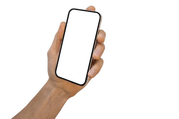istock phone in a hand on a white background 1766612157