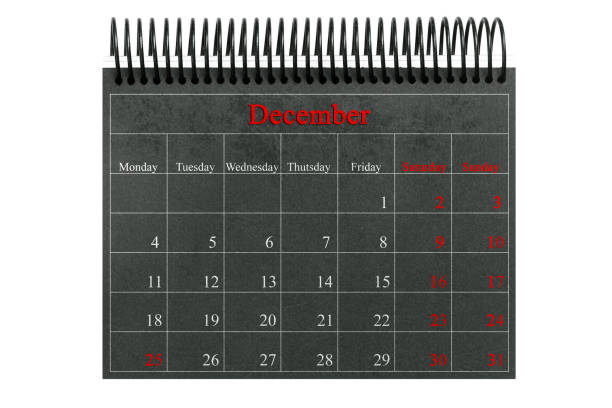 Monthly Set Desk Calendar 2022 template: 3D illustration on empty white surface with large space for additional text. Horizontal composition with dropped shadow. Set of 12 Months. Week starts on Sunday. Stationery planner.