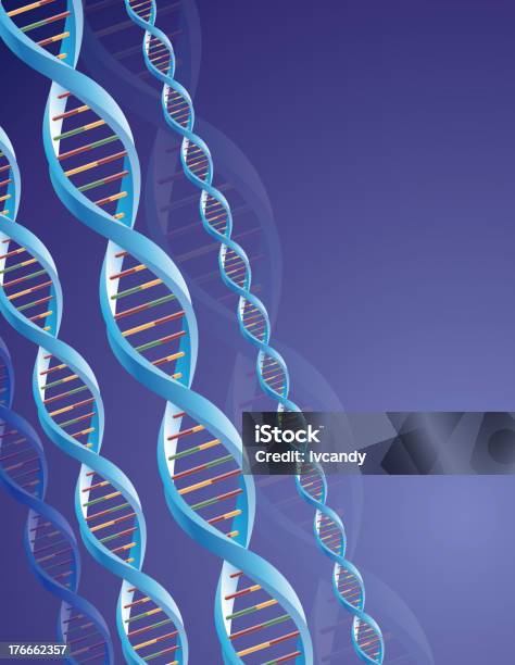 Adn - Arte vetorial de stock e mais imagens de ADN - ADN, Arruinado, Azul