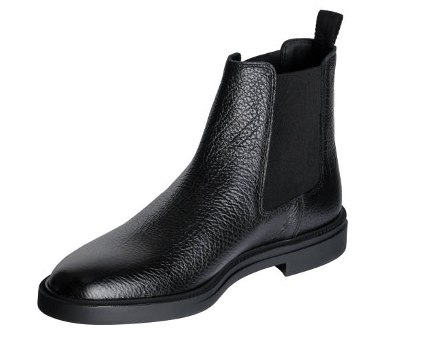 istock Stylish Men's Leather Chelsea Boots Isolated on White Background. 1766634292