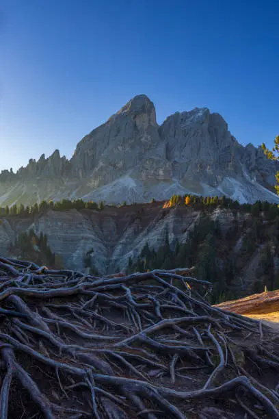 Peitlerkofel Mountain, Dolomiti near San Martin De Tor, South Tyrol, Italy