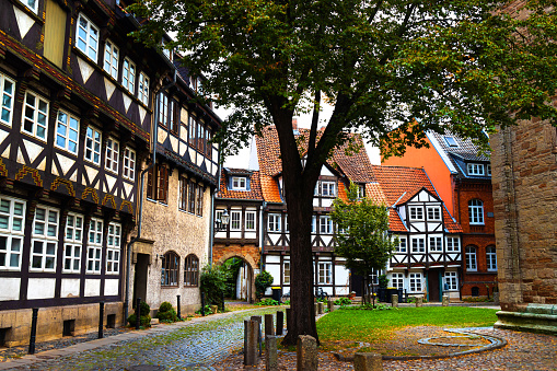 the historic german city of braunschweig germany