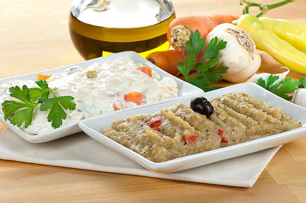 istock eggplant and russian salads 176665046