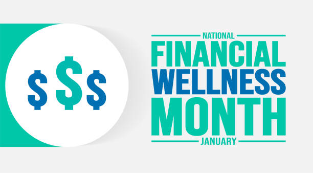 istock January is National Financial Wellness Month background template. Holiday concept. background, banner, placard, card, and poster design template with text inscription and standard color. vector. 1766655350