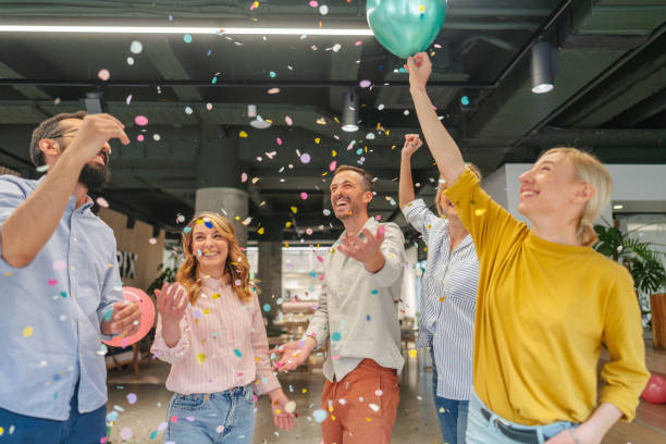 istock Party in the office 1766665743