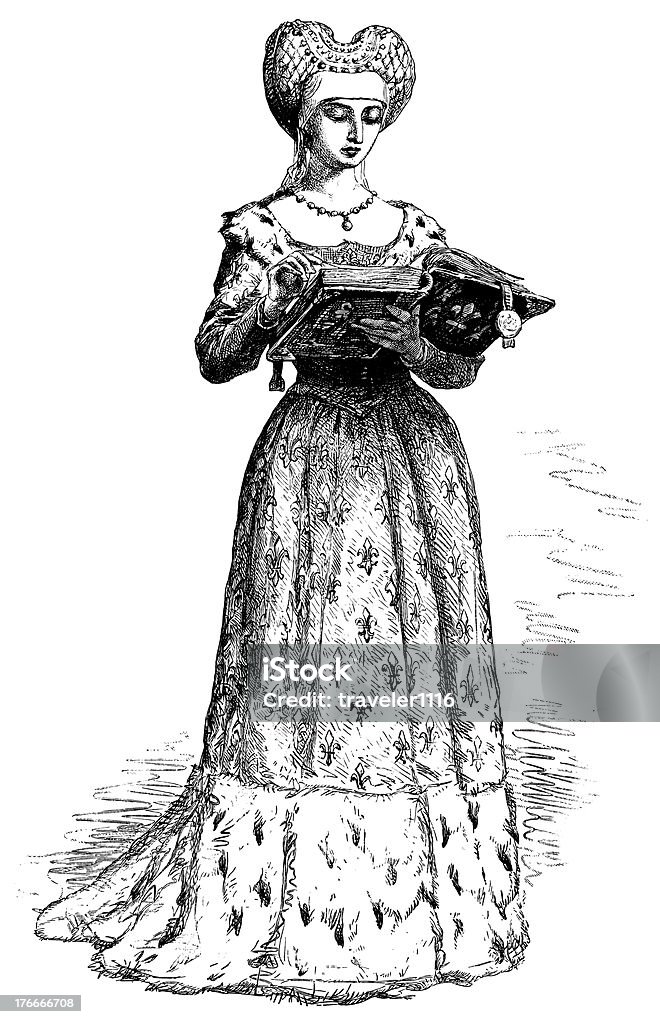Anna di Francia - Illustrazione stock royalty-free di Beaujeu