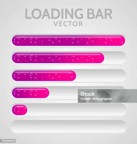Pink Loading Bar Animation Pink Loading Bars Stock Illustration - Download Image Now - Bar Graph ...