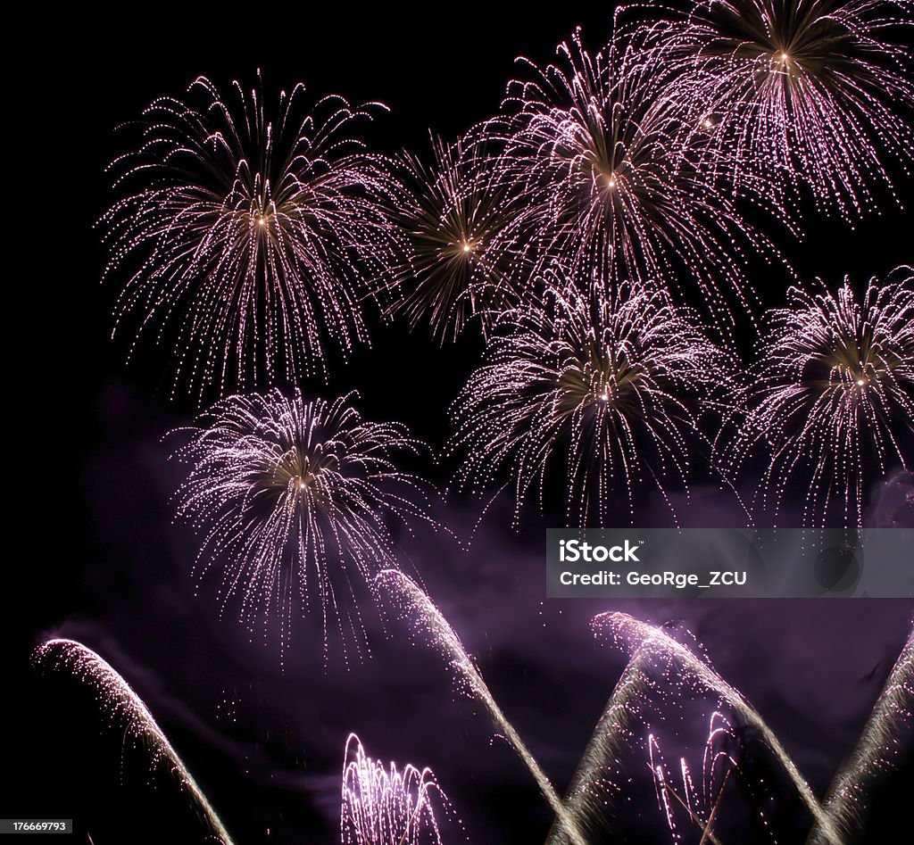 Feuerwerk - Lizenzfrei Beleuchtet Stock-Foto