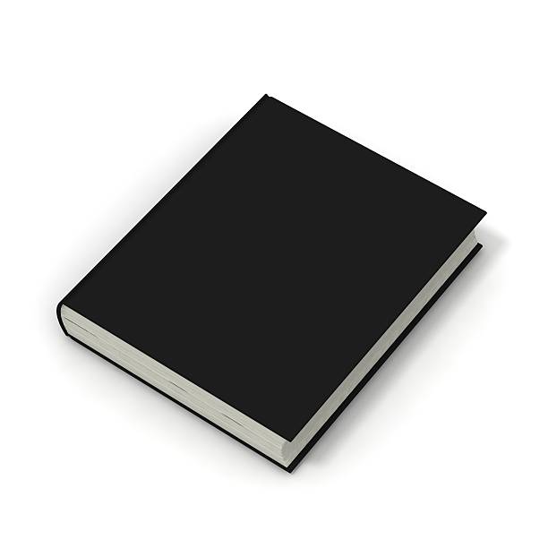 istock Blank book with black cover on white background. 176670069