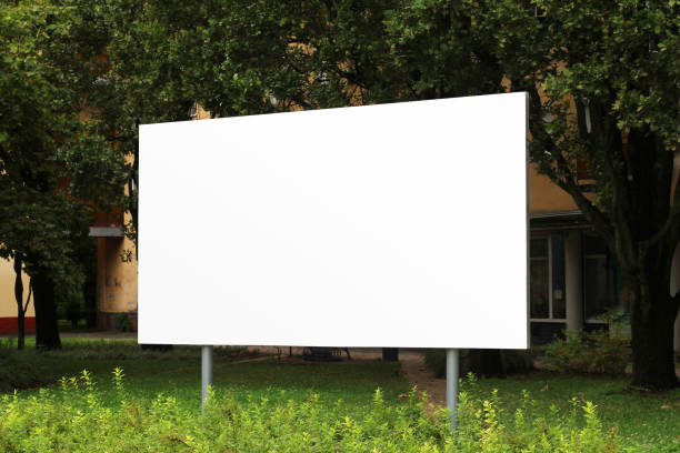 istock Outdoor Huge Billboard Signage Mockup in Urban Setting - Empty Billboard for Customization 1766706291