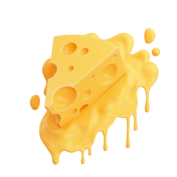 istock Piece of cheese with Cheese sauce. 1766720753