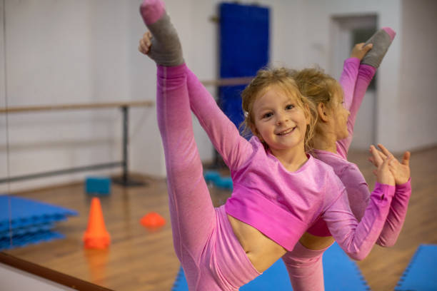 istock Cute little girl in dance school 1766726288