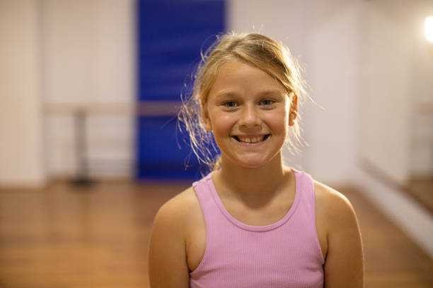 istock Cute girl in dance school 1766729635
