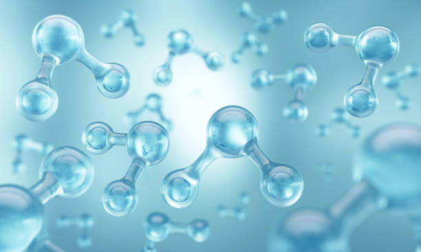 istock Cosmetic Essence, Liquid bubble, Molecule inside Liquid Bubble on DNA water splash background. 1766729646