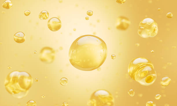 istock Cosmetic oil or Cosmetic Essence Liquid drop on a white background. 1766729649