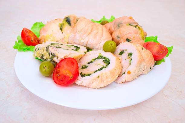 istock Tasty stuffed Chicken Salad . 176673736