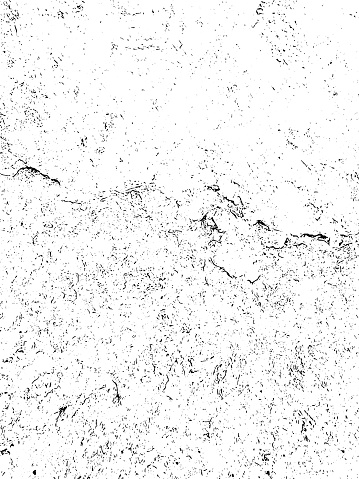 Distressed black wall texture. Dark grainy texture on a white background. Dust overlay textured. Grain noise particles. Rusted white effect. Grunge design element.