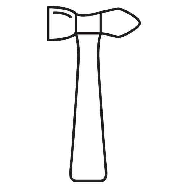 illustrations, cliparts, dessins animés et icônes de marteau outil pour le travail. maillet en caoutchouc. - rubber mallet