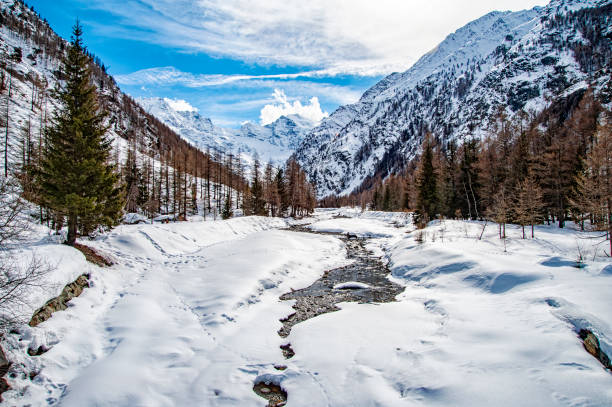 istock Gran Paradiso National Park ( Italy ) winter landscape 1766776729