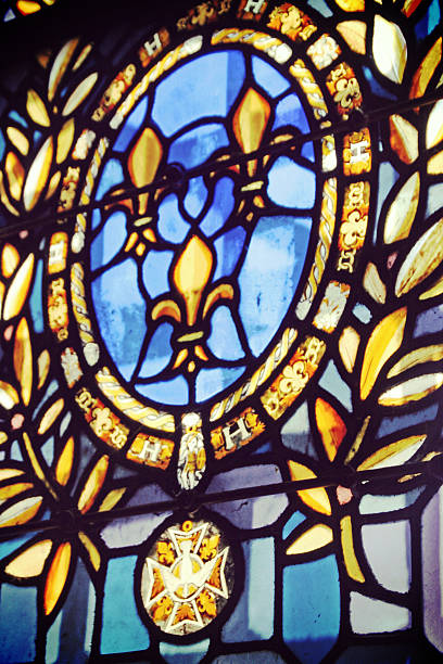istock Stained glass windows, France 176679655