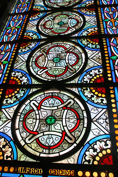 istock Stained glass windows, France 176679829