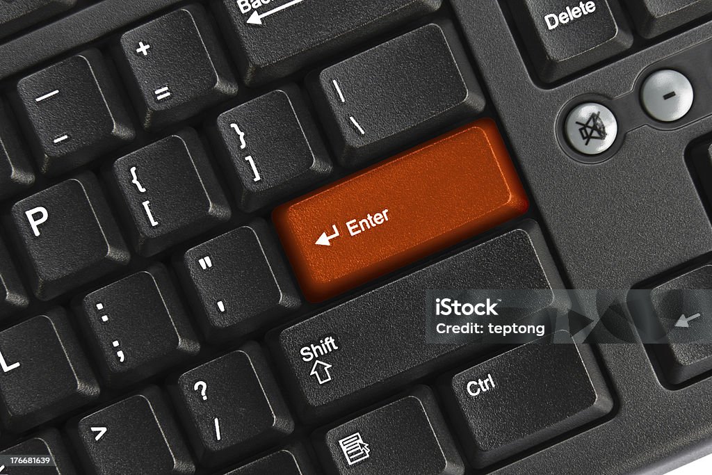 Black pc-Tastatur - Lizenzfrei Ausrüstung und Geräte Stock-Foto