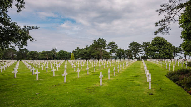 istock View of the Normandy American Cemetery 1766817563