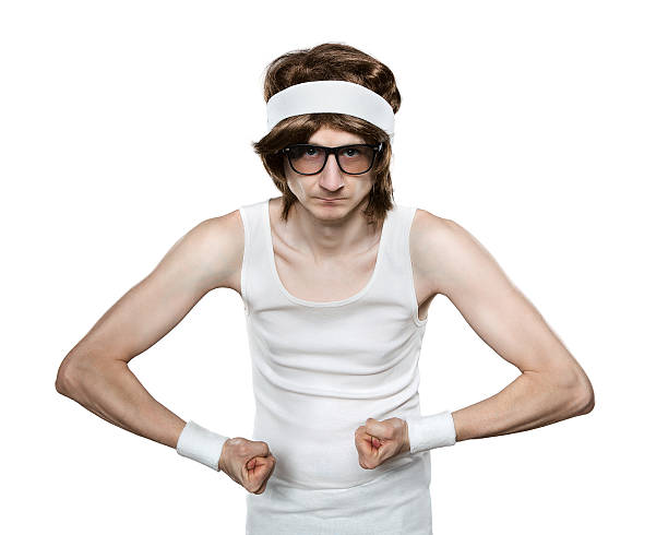 istock Funny retro sports nerd 176681939