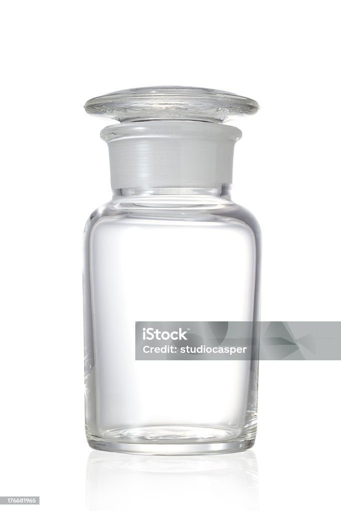 Bottiglie di medicina - Foto stock royalty-free di Bicchiere