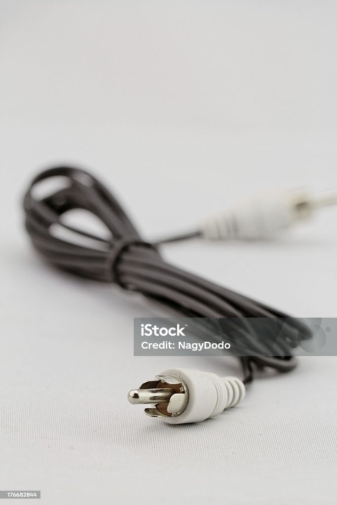 Blanco cable RCA - Foto de stock de Abuelo libre de derechos