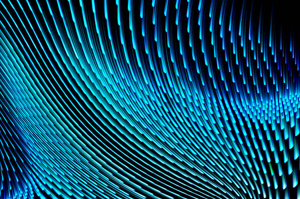 Abstrato azul Borrão de movimento - fotografia de stock