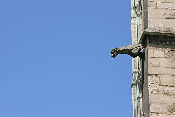 istock Gargoyle on Saint Denis Basilica Cathedral, France 176683927