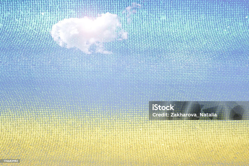 Textura de fundo abstrato de verão com nuvens. Areia dourada b - Foto de stock de Abstrato royalty-free