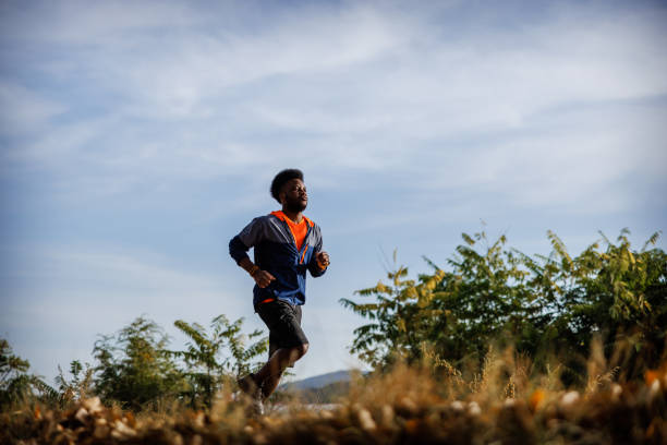 istock Man enjoys autumn run 1766843153