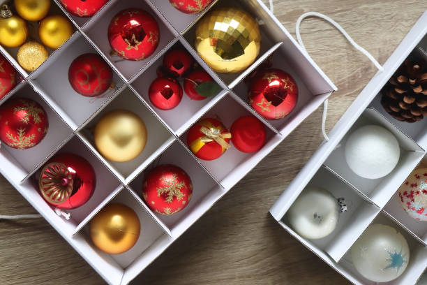 istock Christmas Ornaments in the Boxes 1766862085