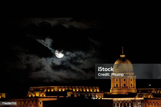 Buda Castle Im Mondlicht Stockfoto und mehr Bilder von Budapest - Budapest, Fotografie, Horizontal