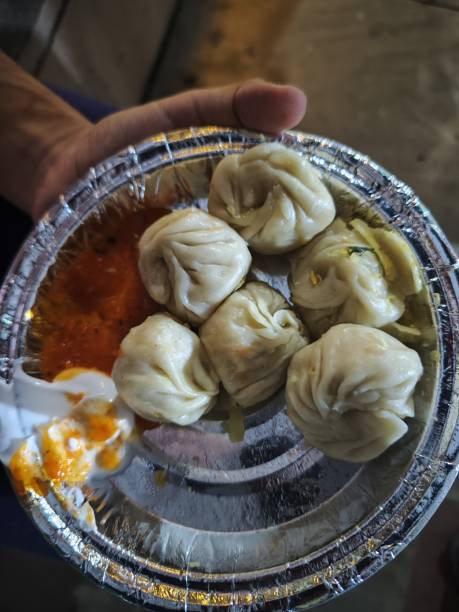 istock Vegetarian Momos in a plate 1766881689