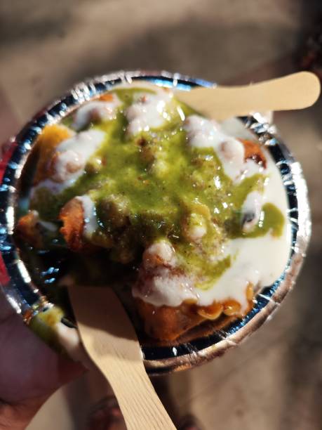 istock Aaloo Tikki Chaat in a plate 1766885162