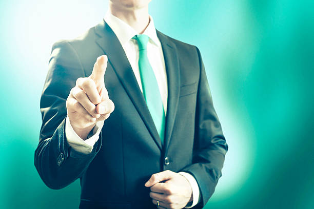 istock Business man pointing towards camera 176688539