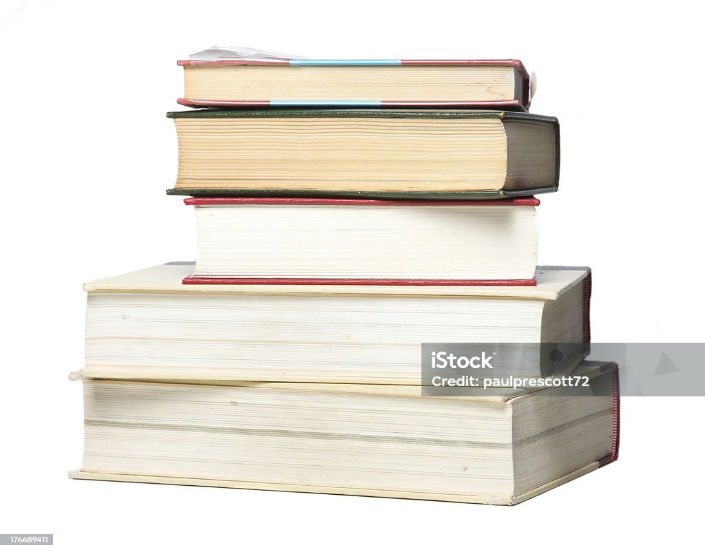 stack di libro - Foto stock royalty-free di Bianco