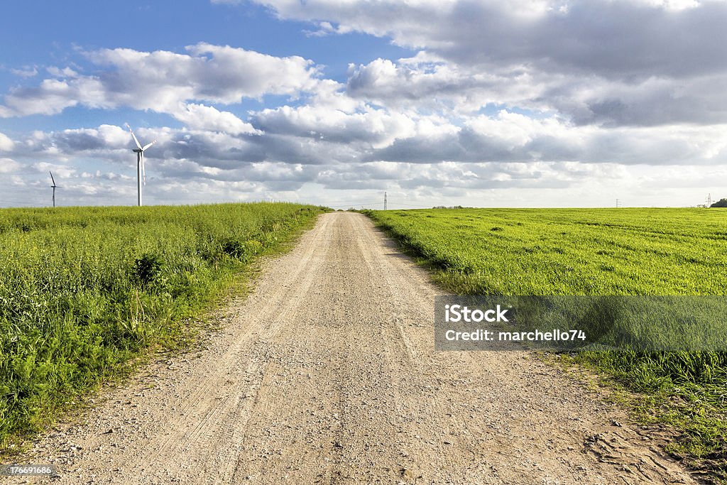 Wind farm - Foto de stock de Aerogenerador libre de derechos