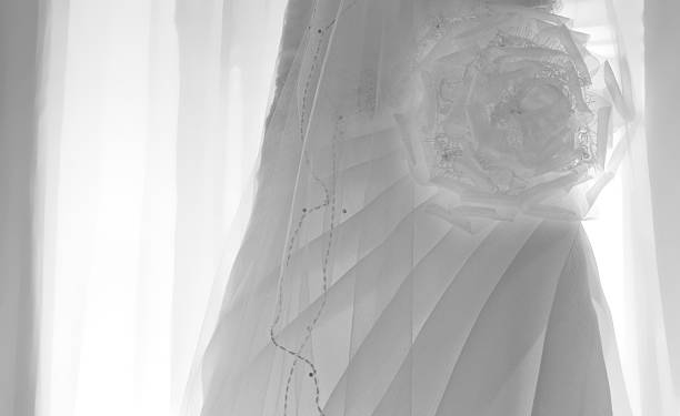 istock Hanging bridal gown 176692208