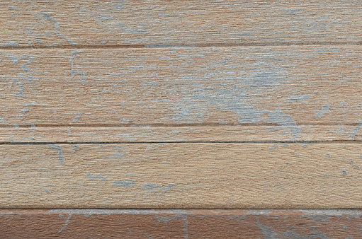 Old weathered abstract white-colored paneled wood background with lots of wood grain and texture.